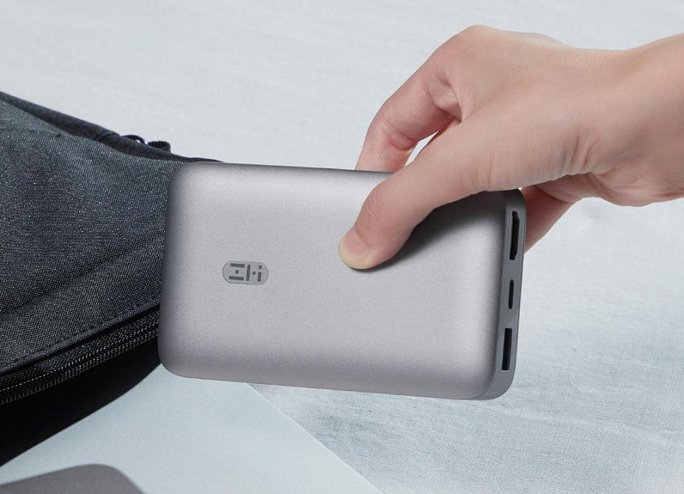 Внешний аккумулятор ZMI QB816 10000 mAh (Grey) купить в интернет-магазине icover