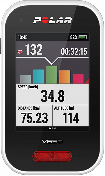 Велокомпьютер Polar V650 с кардиодатчиком Polar OH1 (Black) купить в интернет-магазине icover