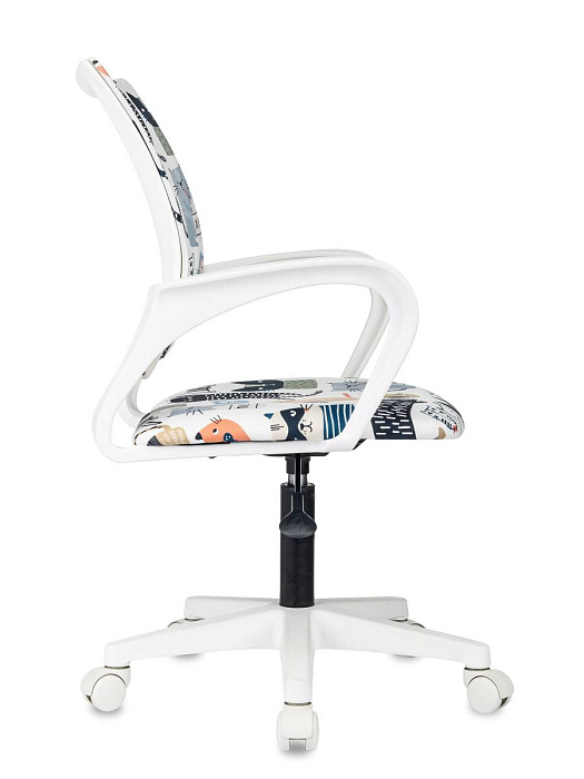 Кресло Domfy DK X-ROOM ткань/пластик (White/Cats) купить в интернет-магазине icover