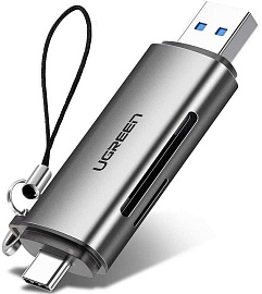Купить кардридер ugreen cm185 (50706) usb-c/usb-a tf/sd (gray) в Москве. В нашем каталоге интернет-магазина icover.ru вы можете ознакомиться с ценами, подробным описанием, фотографиями и техническими характеристиками. Низкие цены. Высокое качество. Доставка по России. Заказать товары по телефону +7(495)229-39-50 Кардридер UGREEN CM185 (50706) USB-C/USB-A TF/SD (Gray) купить в интернет-магазине icover