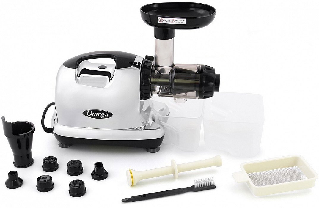 Соковыжималка Omega Juicer 8006 DA-900 (Chrome) купить в интернет-магазине icover