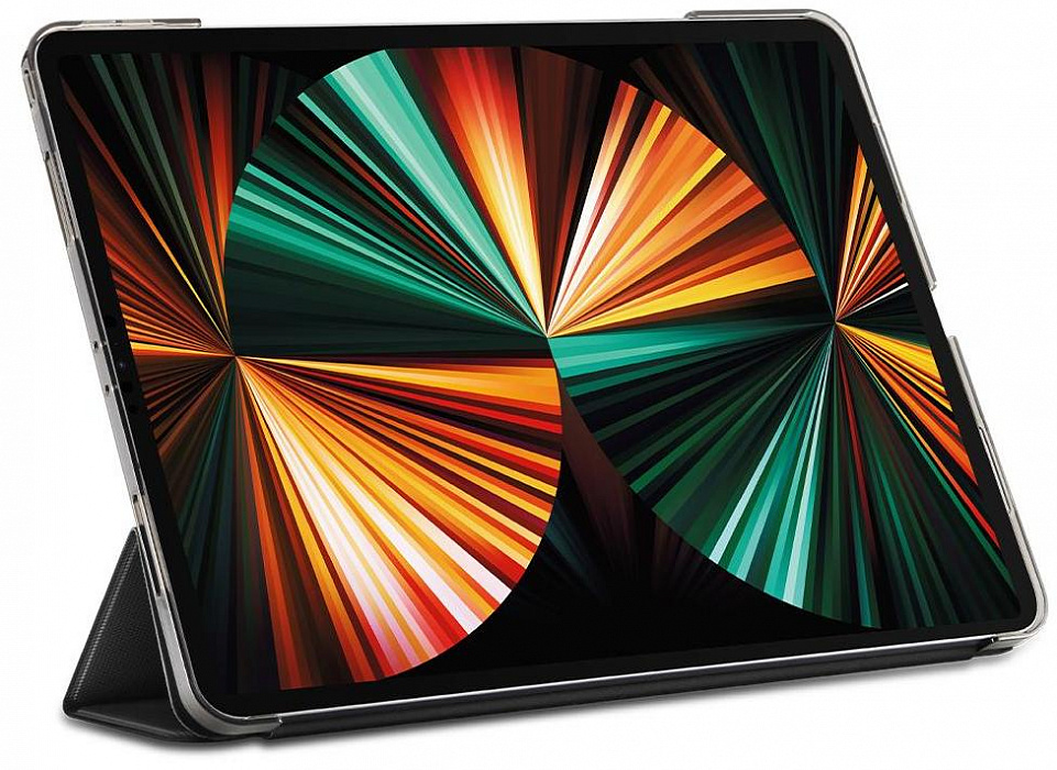 Чехол Spigen Liquid Air Folio (ACS02884) для iPad Pro 12.9" 2021 (Black) купить в интернет-магазине icover