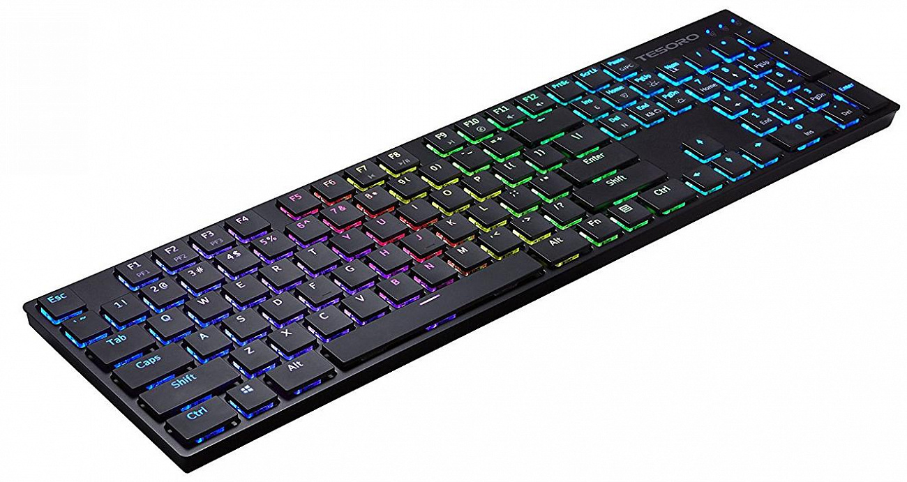 Игровая клавиатура Tesoro Gram XS (Black/Kailh Blue) купить в интернет-магазине icover