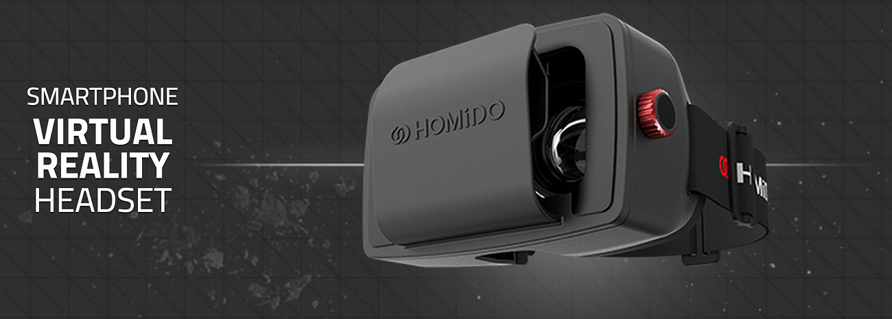 Шлем виртуальной реальности Homido V1 (Black) купить в интернет-магазине icover
