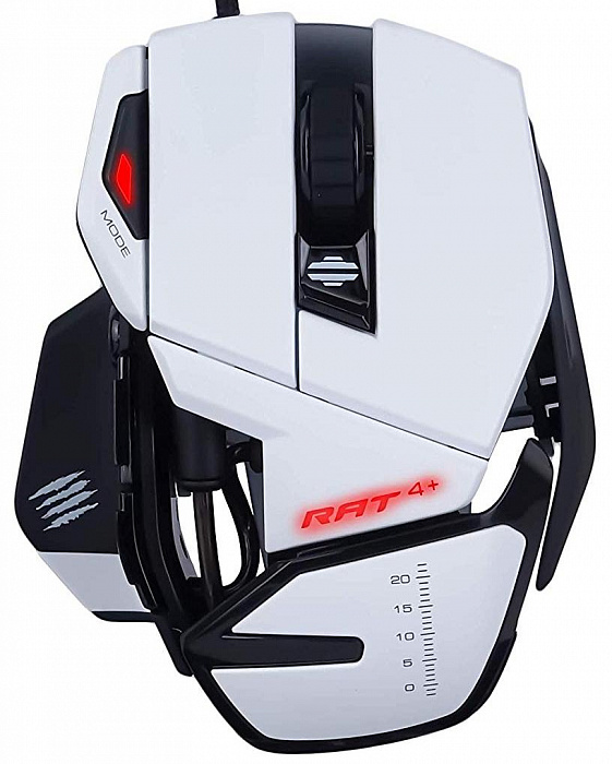 Игровая мышь Mad Catz R.A.T. 4+ (White) купить в интернет-магазине icover