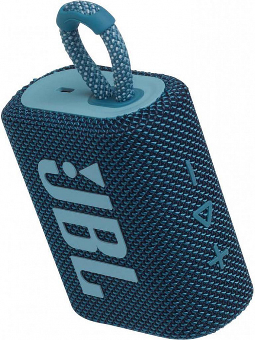 Портативная акустика JBL Go 3 (Blue) купить в интернет-магазине icover
