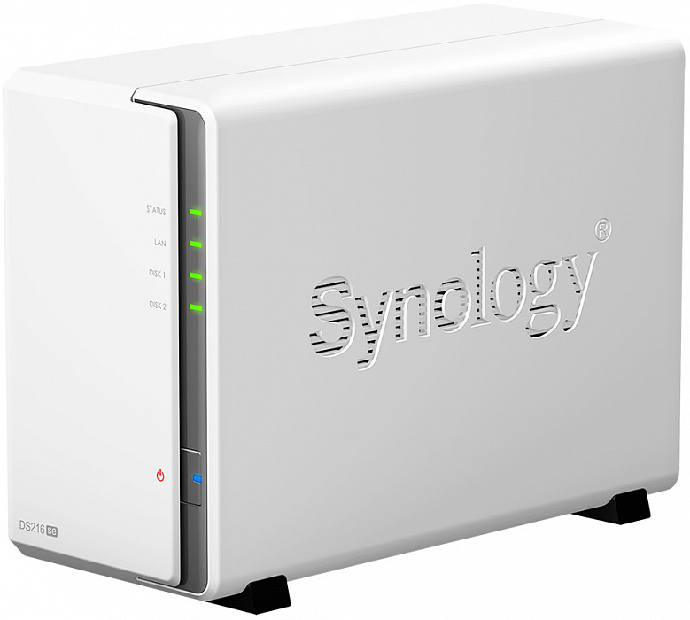 Сетевое хранилище Synology DiskStation DS216se (White) купить в интернет-магазине icover