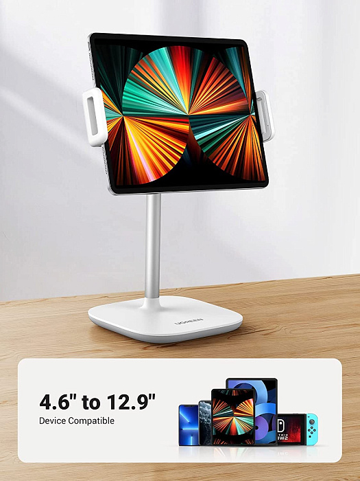 Подставка под планшет Ugreen LP177 (70574) Desktop Tablet Stand (Silver) купить в интернет-магазине icover
