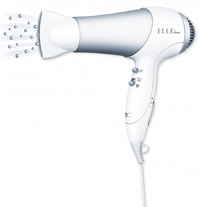 Beurer HDE30 - фен для волос профессиональный (White) купить в интернет-магазине icover