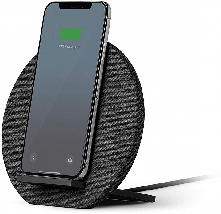 Беспроводное зарядное устройство Native Union Dock Fabric Slate DOCK-WL-FB-GRY (Grey) купить в интернет-магазине icover