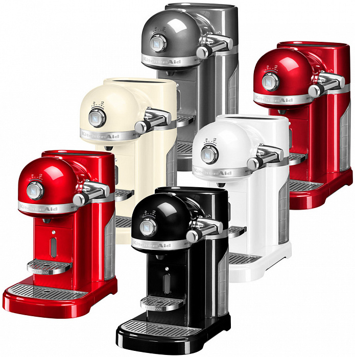 Капсульная кофемашина KitchenAid Artisan Nespresso 5KES0503EFP (Frost Pearl) купить в интернет-магазине icover