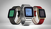 Pebble Time Steel with Leather Band - умные часы (Black) купить в интернет-магазине icover