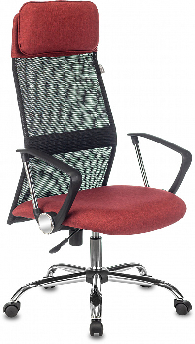 Кресло руководителя Бюрократ KB-6N/SL/B (Black/Red) купить в интернет-магазине icover