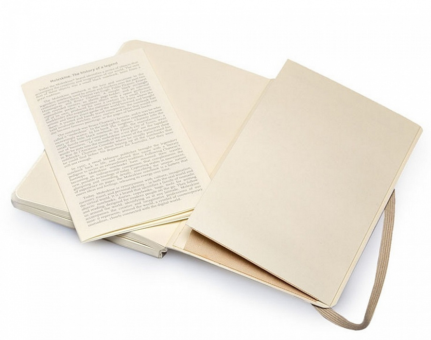 Нелинованный блокнот Moleskine Classic Soft Pocket QP613G4 (Beige) купить в интернет-магазине icover