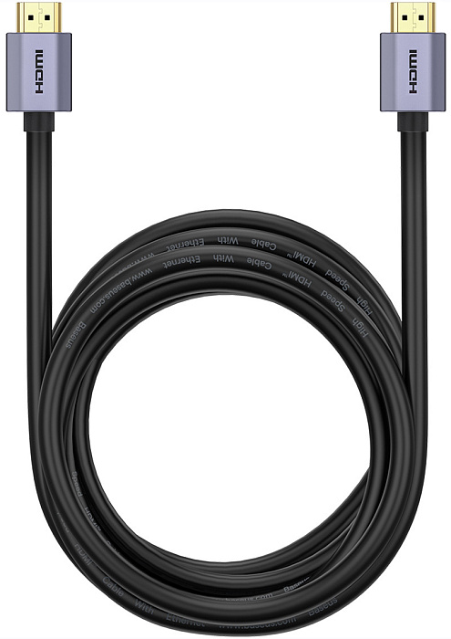 Кабель Baseus High Definition Graphene (WKGQ020401) HDMI 2.0 4K 60Hz 5m (Black) купить в интернет-магазине icover