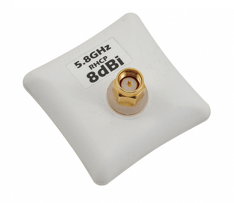 ImmersionRC SpiroNET RHCP Mini 5.8Ghz 8dBi (IM-SN5G8RHPATCH8) - антенна-патч для FPV (White) купить в интернет-магазине icover