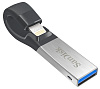 Флеш-накопитель SanDisk iXpand 16Gb USB 3.0/Lightning SDIX30C-016G-GN6NN (Silver) купить в интернет-магазине icover