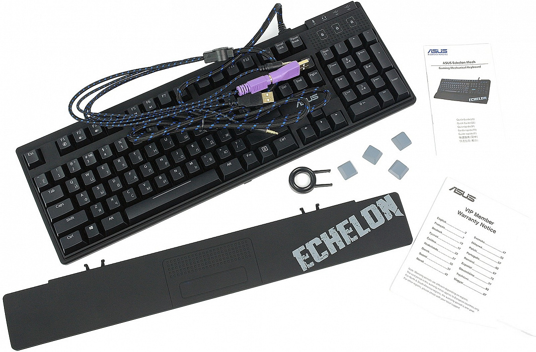 ASUS Echelon Mechanical Keyboard (90YH0041-BCRA00) - игровая клавиатура (Black) купить в интернет-магазине icover