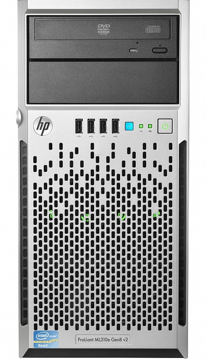 Сервер HP ProLiant ML310e Gen8 v2  NHP Tower (4U), Xeon E3-1220v3 3,1 Ghz, 4Gb, B120i ZM, 1Tb, DVD-RW, iLO4std, 2x1GbEth, 1xPS350HE (724162-425) купить в интернет-магазине icover