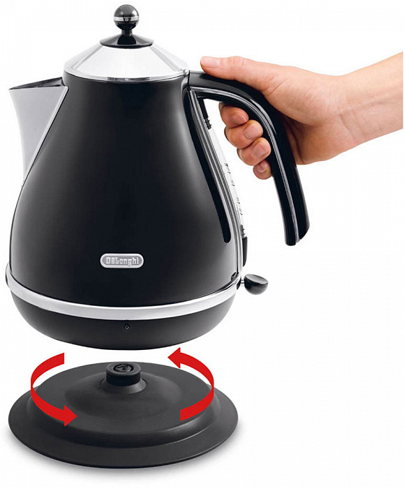 DeLonghi Icona KBO 2001 - чайник электрический (Black) купить в интернет-магазине icover