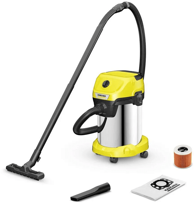 Профессиональный пылесос Karcher WD 3 S V-19/4/20 (1.628-141.0) купить в интернет-магазине icover