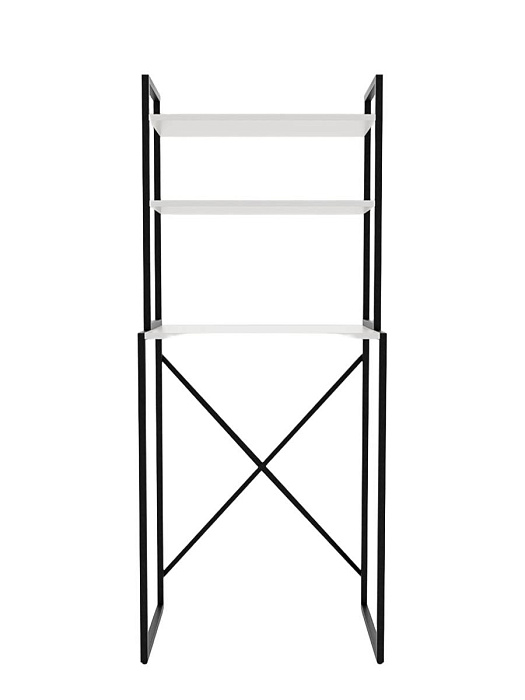 Стеллаж лофт над стиральной машинкой RIDBERG ATLANTA (White/Black) купить в интернет-магазине icover