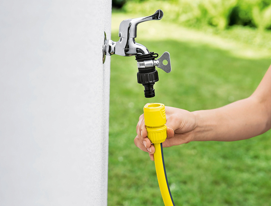 Комплект Karcher 2.645-258.0 со шлангом 10 м. для крана без резьбы (Yellow) купить в интернет-магазине icover