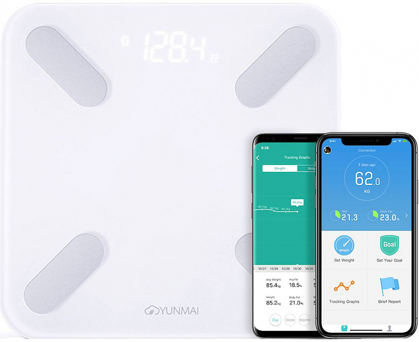 Умные весы Yunmai М1825 (White) купить в интернет-магазине icover