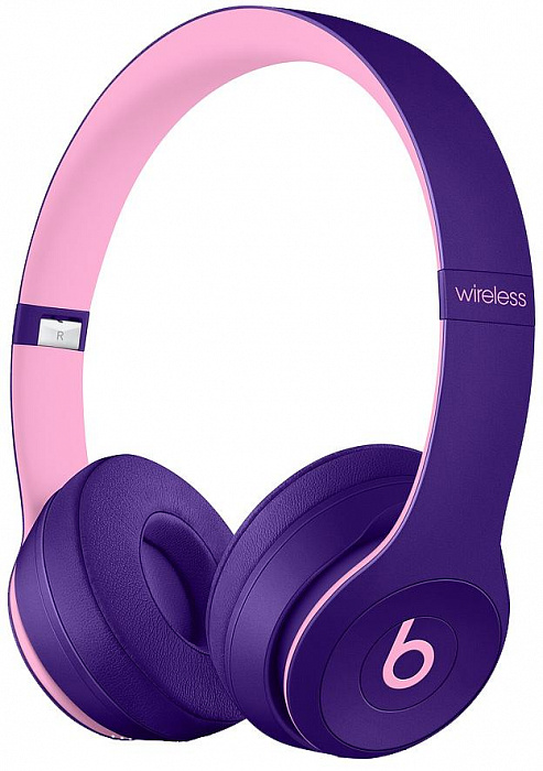 Беспроводные наушники Beats Solo3 Wireless On-Ear Headphones Beats Pop Collection (Pop Violet) купить в интернет-магазине icover
