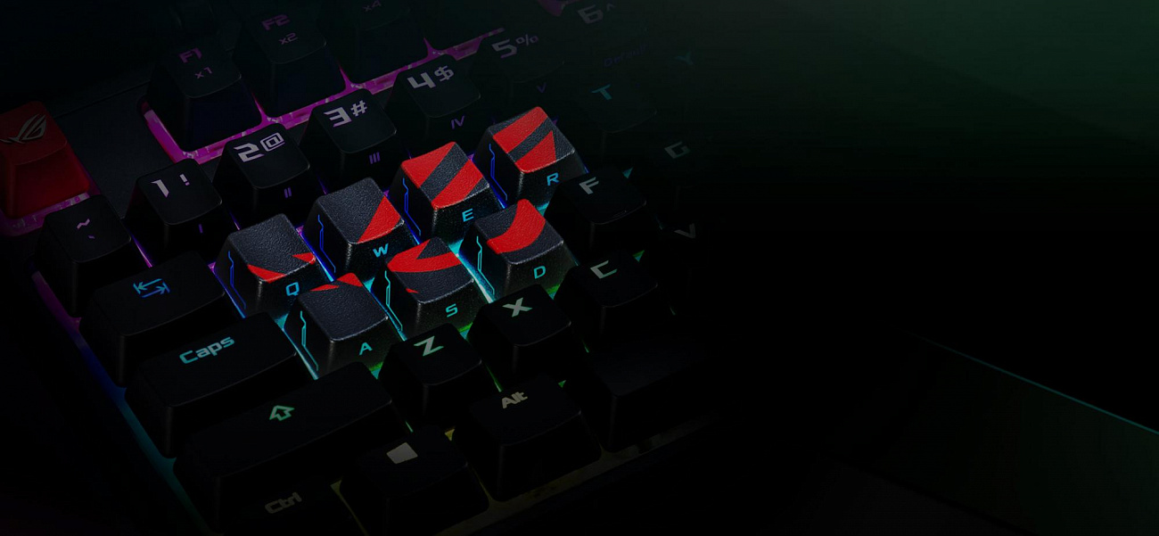 Набор клавиш Asus ROG Gaming Keycap Set (90MP0100-B0UA00) купить в интернет-магазине icover