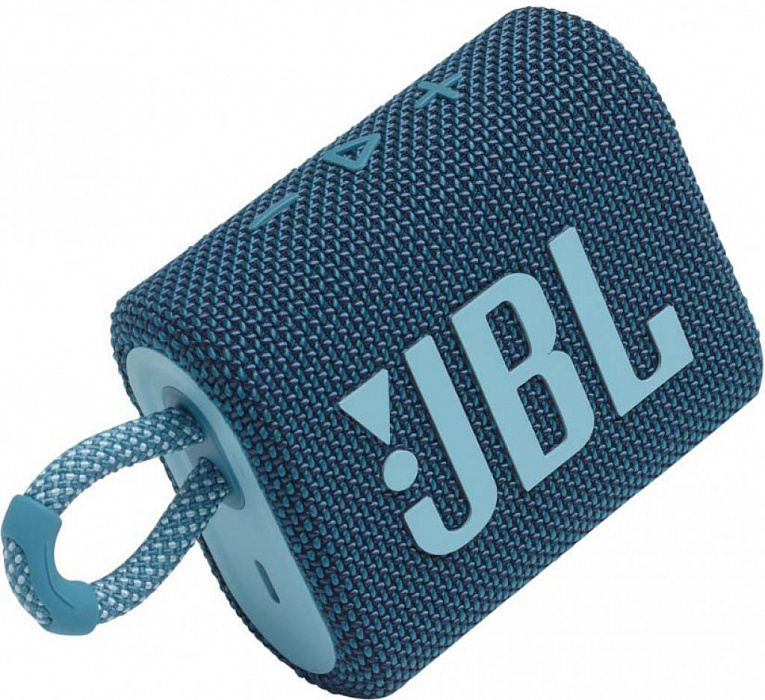 Портативная акустика JBL Go 3 (Blue) купить в интернет-магазине icover