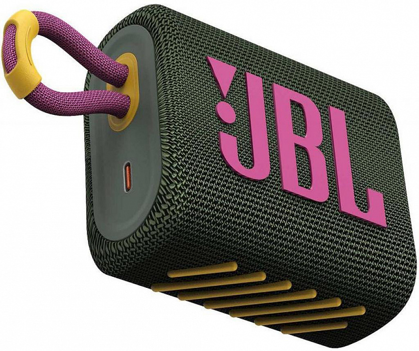 Портативная акустика JBL Go 3 (Green) купить в интернет-магазине icover