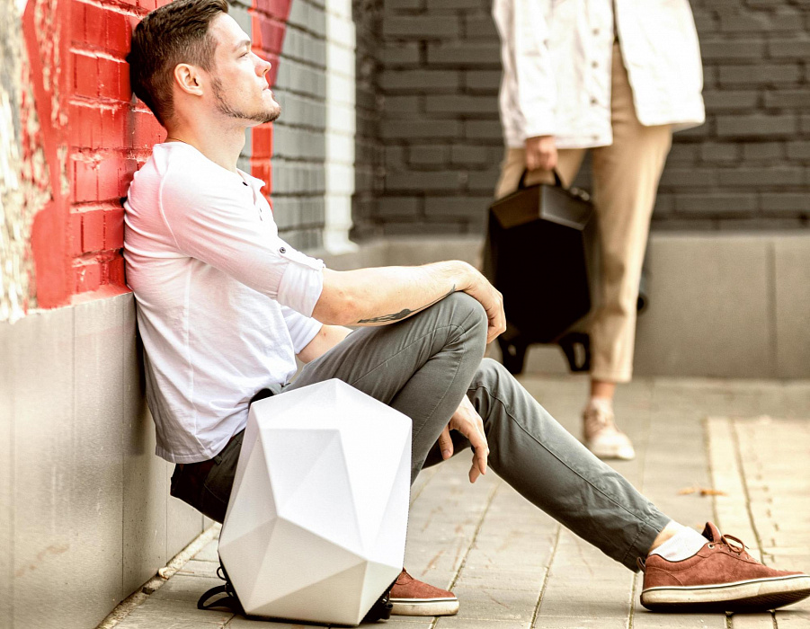 Рюкзак City Vagabond SuperHero для ноутбука 13'' (White) купить в интернет-магазине icover