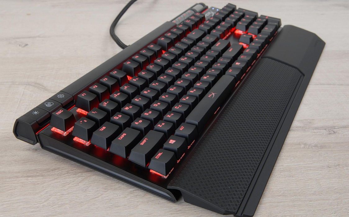 Игровая клавиатура Kingston HyperX Alloy Elite RGB Cherry MX Red (Black) купить в интернет-магазине icover