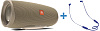 Портативная акустика JBL Charge 4 + наушники JBL T110BT (Sand/Blue) купить в интернет-магазине icover