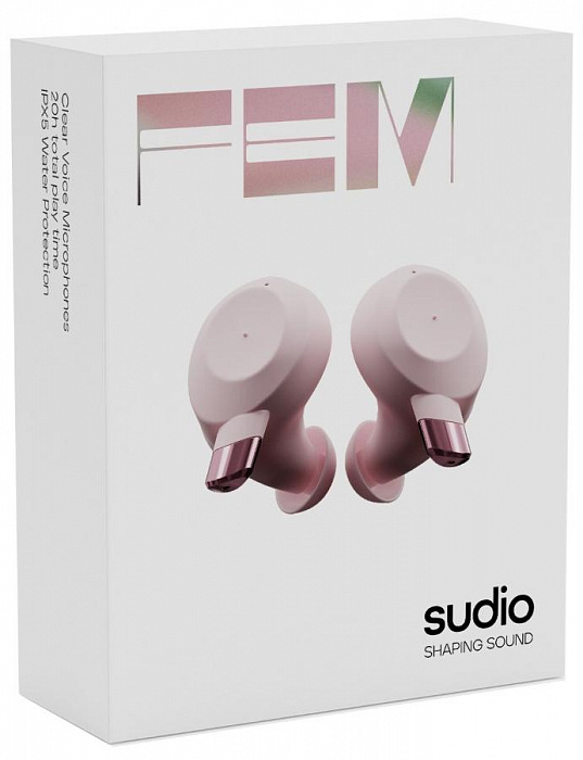 Беспроводные наушники Sudio Fem (Pink) купить в интернет-магазине icover