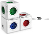 Сетевой разветвитель Allocacoc PowerCube Original USB 1202BL/DEOUPC (Grey/Light Blue) купить в интернет-магазине icover