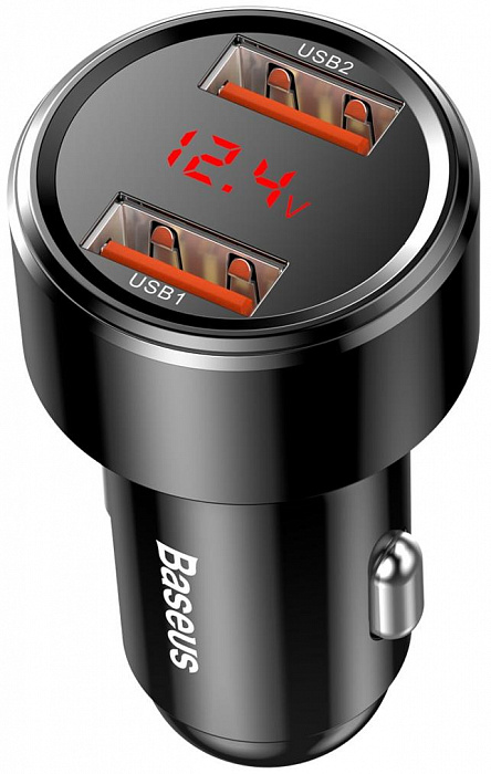 Автомобильное зарядное устройство Baseus Magic Series CCMLC20A-01 (Black) купить в интернет-магазине icover