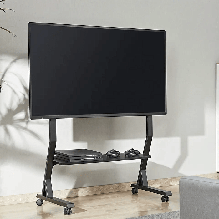 Стойка для телевизора с кронштейном Ridberg LDT03-25FLW (Black) купить в интернет-магазине icover