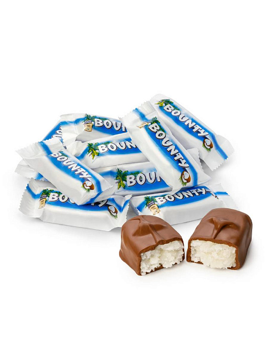 Ассорти MinisMix шоколадные конфеты Snickers (500г), Bounty Minis (500г) купить в интернет-магазине icover