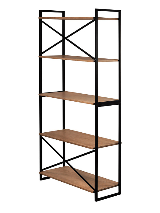 Стеллаж лофт RIDBERG CHICAGO 5 полок (Dark Oak) купить в интернет-магазине icover