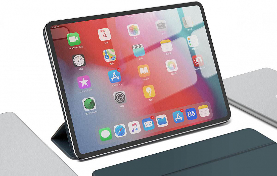 Чехол Baseus Simplism Y-Type Leather (LTAPIPD-BSM03) для iPad Pro 12.9 2018 (Blue) купить в интернет-магазине icover