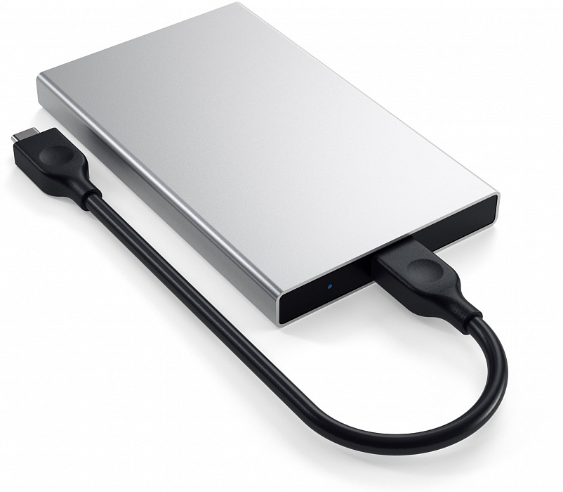 Контейнер для HDD/SSD 2.5" Satechi Aluminum USB-C ST-TCDES (Silver) купить в интернет-магазине icover