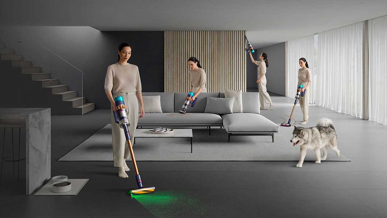 Беспроводной пылесос Dyson Gen5detect Absolute 443072-01 (Prussian blue/Copper) купить в интернет-магазине icover