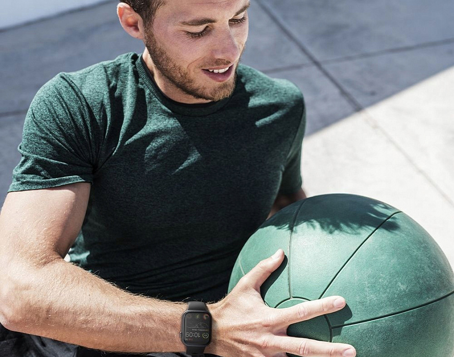 Защитное стекло Spigen ProFlex EZ Fit (AFL04052) для Apple Watch series 7 41mm (Black) купить в интернет-магазине icover