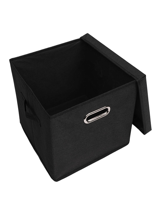 Коробка для хранения вещей тканевая Ridberg 30 х 30 х 30 см (Black) купить в интернет-магазине icover