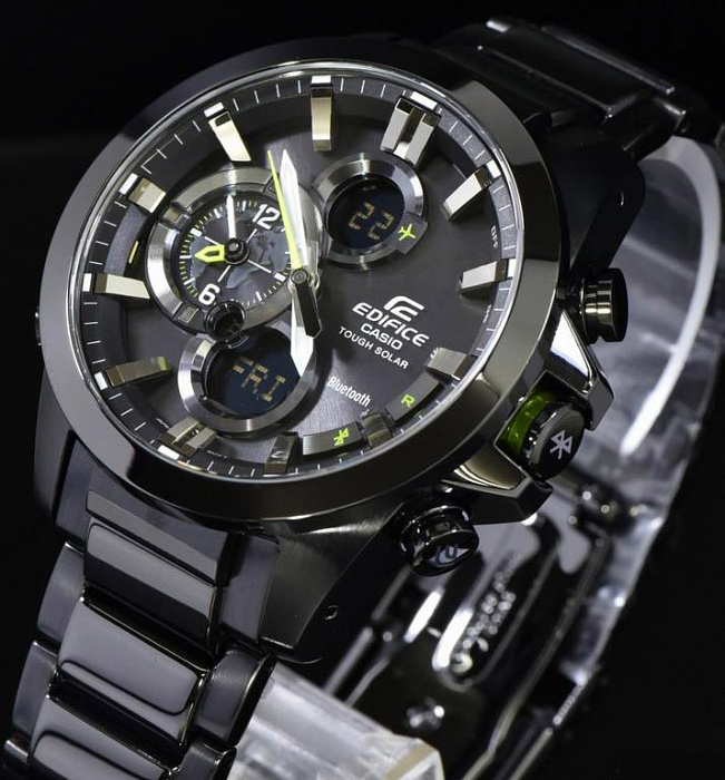 Casio Edifice ECB-500DC-1A/ECB-500DC-1AER - наручные часы (Black) купить в интернет-магазине icover