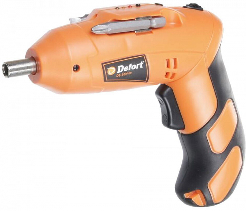 Defort DS-36N-Lt (93727987) - аккумуляторная отвертка (Orange) купить в интернет-магазине icover
