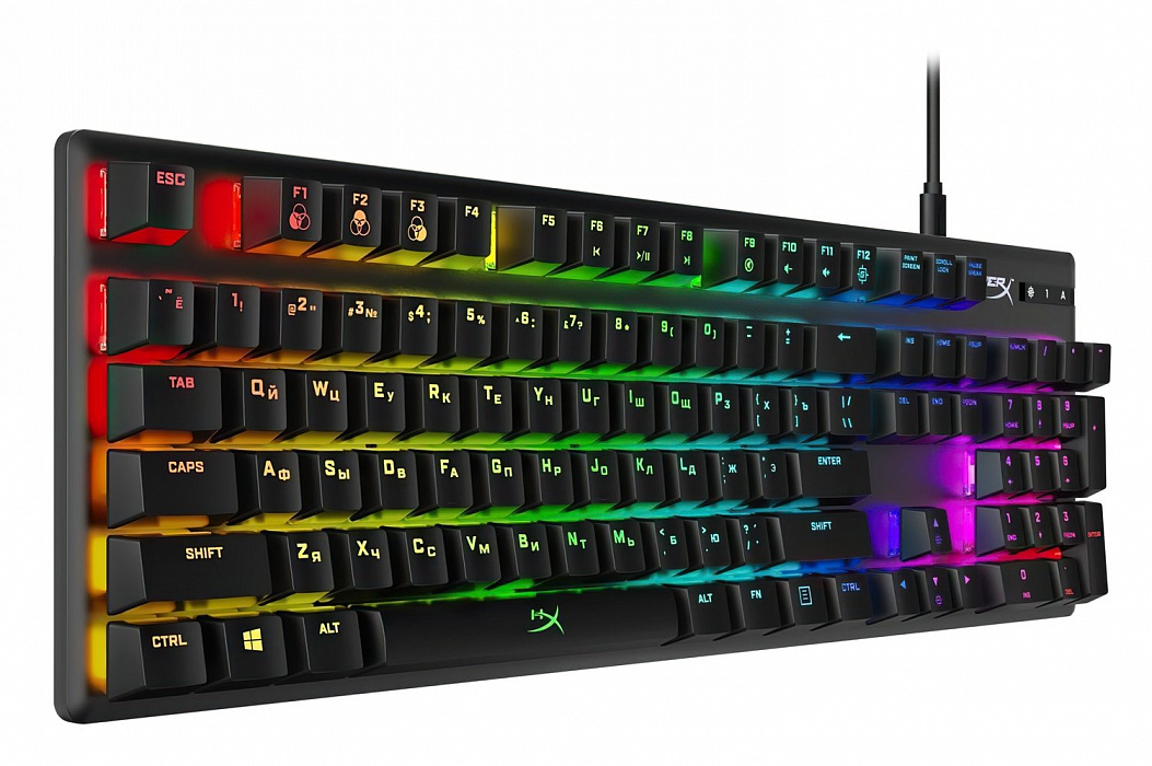 Игровая клавиатура HyperX Alloy Origins Blue switches USB RGB (HX-KB6BLX-RU) купить в интернет-магазине icover