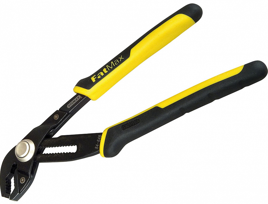 Плоскогубцы переставные сантехнические Stanley FatMax Groove Joint 300 мм 0-84-649 (Black/Yellow) купить в интернет-магазине icover